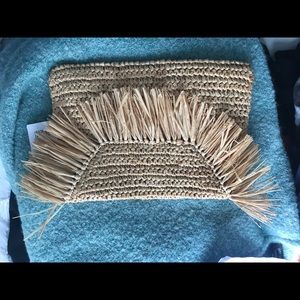 Mango Clutch purse natural